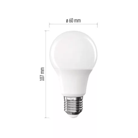 LED izzó Classic A60 / E27 / 7 W  (60 W) / 806 lm / Meleg fehér