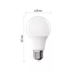   LED izzó Classic A60 / E27 / 7 W (60 W) / 806 lm / meleg fehér