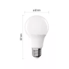 LED izzó Classic A60 / E27 / 7 W  (60 W) / 806 lm / Természetes fehér