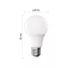 LED izzó Classic A60 / E27 / 7 W (60 W) / 806 lm / Természetes fehér