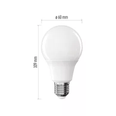   LED izzó Classic A60 / E27 / 9,5 W (75 W) / 1055 lm / Természetes fehér