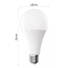   LED izzó Classic A80 / E27 / 20 W (150 W) / 2452 lm / Meleg fehér
