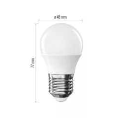   LED izzó Classic Mini Globe / E27 / 6,5 W (60 W) / 806 lm / Természetes fehér