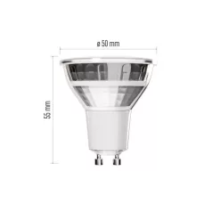   LED izzó Classic MR16 ezüst/ GU10 / 3 W (32 W) / 345 lm / Természetes fehér