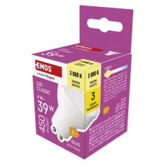   LED izzó Classic MR16 / GU10 / 4 W (39 W) / 450 lm / Meleg fehér