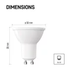LED izzó Classic MR16 / GU10 / 7 W  (60 W) / 806 lm / Meleg fehér