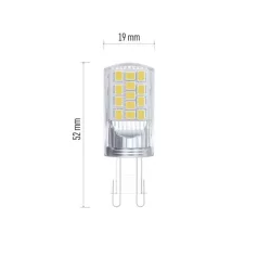   LED izzó Classic JC / G9 / 4 W (40 W) / 470 lm / természetes fehér