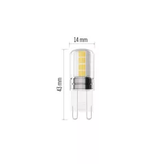   LED izzó Classic JC / G9 / 2,5 W (32 W) / 350 lm / meleg fehér