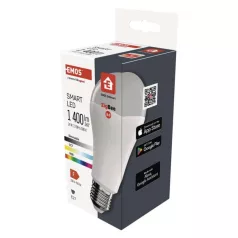   LED izzó GoSmart A65 / E27 / 14 W (94 W) / 1 400 lm / RGB / dimmelhető / Zigbee