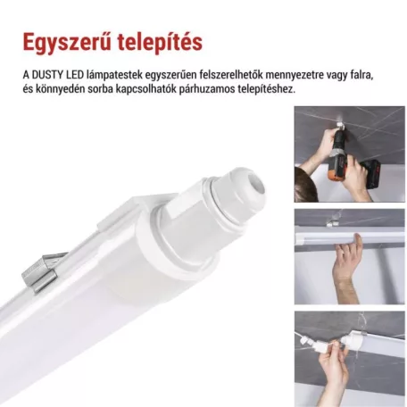 EMOS LED porálló lámpa DUSTY 50W IP65 6500lm természetes fehér
