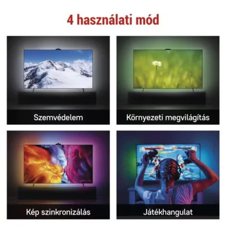 GoSmart Ambient LED RGB világítás TV-hez 65“ (164 cm)
