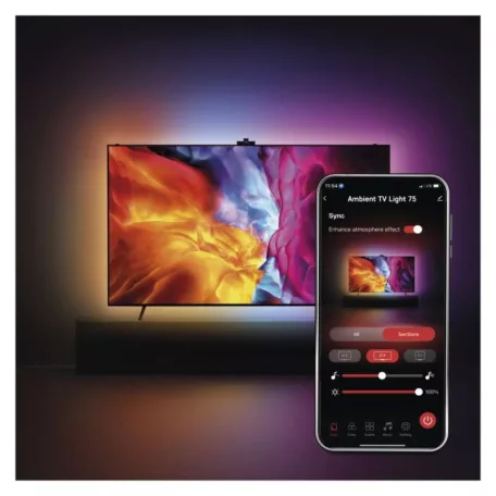GoSmart Ambient LED RGB világítás TV-hez 75“ (189 cm)