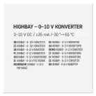 Konvertorek 0–10 V mert HIGHBAY
