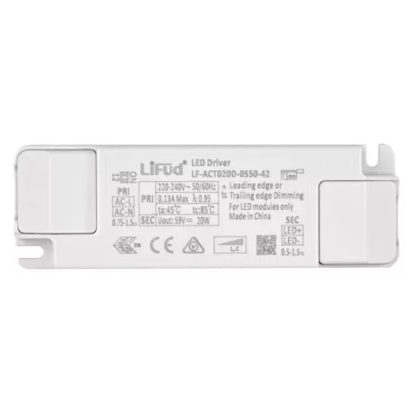 Triac dimmelhető meghajtó LED lámpatesthez 550mA 20W