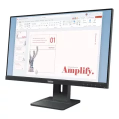   Lenovo 23,8" ThinkVision E24-40monitor - 64BAMAT1EU_B01 - Raven Black (dobozsérült)