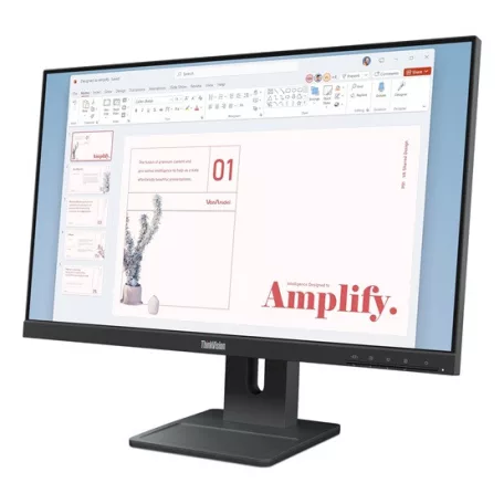 Lenovo 23,8" ThinkVision E24-40monitor - 64BAMAT1EU_B01 - Raven Black (dobozsérült)