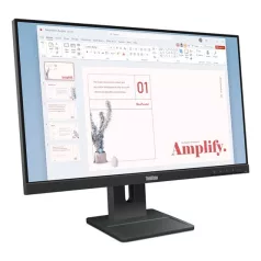   Lenovo 23,8" ThinkVision E24-40monitor - 64BAMAT1EU_B01 - Raven Black (dobozsérült)