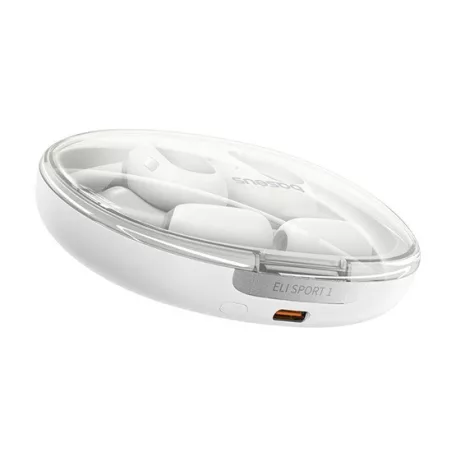 Baseus Eli Sport 1 Open-Ear True Wireless Earbuds vezeték nélküli fülhallgató, fehér