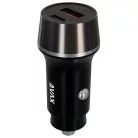 AVAX CC304B CARLY USB-C (PD3.0)+USB-A (QC) 38W autós töltő, fekete