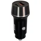 AVAX CC304B CARLY USB-C (PD3.0)+USB-A (QC) 38W autós töltő, fekete