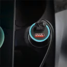 Baseus Golden Contactor Max autós gyorstöltő 60W, 2×USB Type-A, szürke