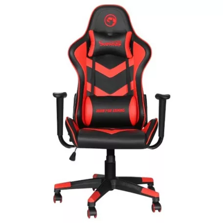 MARVO Scorpion gaming szék - fekete/piros