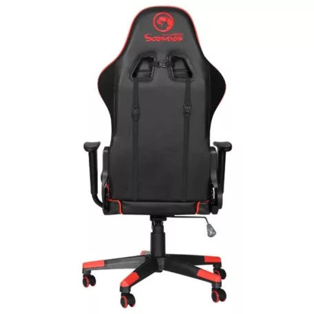 MARVO Scorpion gaming szék - fekete/piros