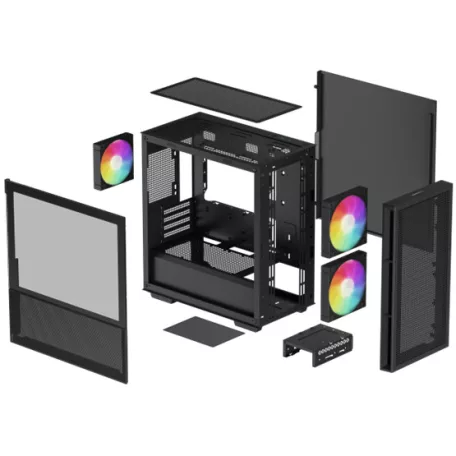 DeepCool Micro - CH360 - Fekete - R-CH360-BKAPE3-G-1