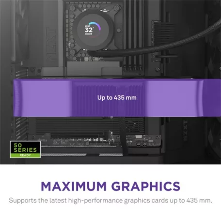 NZXT Midi - H9 Flow (2025) - Matt fekete - CM-H92FB-01