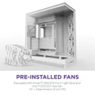 NZXT Midi - H9 Flow (2025) - Matt fehér - CM-H92FW-01