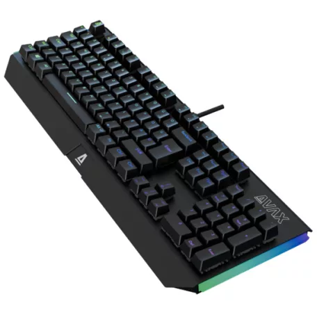 AVAX FS01 Full size mechanikus vezetékes alumínium billentyűzet Outemu piros switch, magyar kiosztás - Dobozsérült