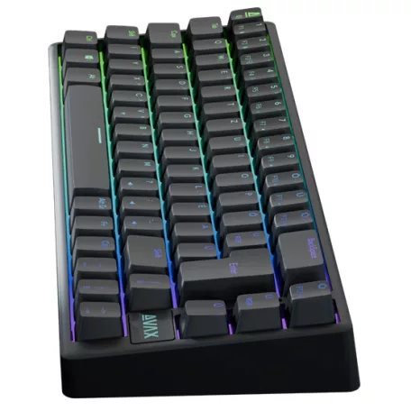 AVAX GM01 65% RGB mechanikus vezetékes billentyűzet Outemu barna switch, magyar kiosztás