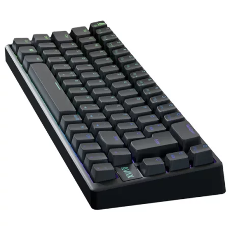 AVAX GM01 PRO 65% RGB tri-mode mechanikus billentyűzet Gateron piros switch, magyar kiosztás
