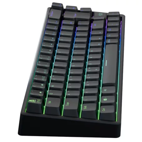 AVAX GM01 PRO 65% RGB tri-mode mechanikus billentyűzet Gateron sárga switch, magyar kiosztás