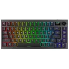 AVAX GM02 PRO 75% Gasket RGB tri-mode mechanikus billentyűzet Gateron piros switch, magyar kiosztás
