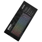 AVAX GM02 75% Gasket RGB mechanikus vezetékes billentyűzet Outemu piros switch, magyar kiosztás