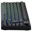 AVAX GM02 PRO 75% Gasket RGB tri-mode mechanikus billentyűzet Gateron sárga switch, magyar kiosztás