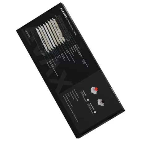 AVAX GM03 98% Gasket RGB mechanikus vezetékes billentyűzet Outemu barna switch, magyar kiosztás