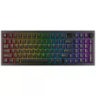 AVAX GM03 PRO 98% Gasket RGB tri-mode mechanikus billentyűzet Gateron sárga switch, magyar kiosztás
