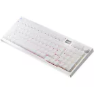 AVAX GM03 PRO Fehér 98% Gasket RGB tri-mode mechanikus billentyűzet Gateron sárga switch, magyar kiosztás