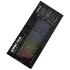 AVAX GM03 PRO 98% Gasket RGB tri-mode mechanikus billentyűzet Gateron sárga switch, magyar kiosztás