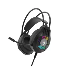  MARVO Akari 30 vezetékes fejhallgató - fekete - RGB világítás