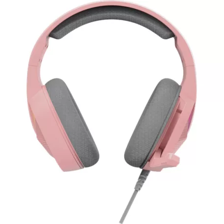 MARVO Tactic 40 vezetékes fejhallgató - rózsaszín - RGB világítás