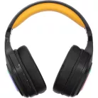 MARVO Pulz 80W vezeték nélküli fejhallgató - fekete - RGB világítás