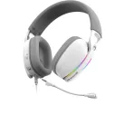 MARVO Pulz 70S vezetékes fejhallgató - fehér - RGB világítás