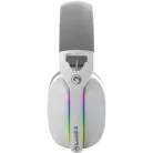 MARVO Pulz 70S vezetékes fejhallgató - fehér - RGB világítás