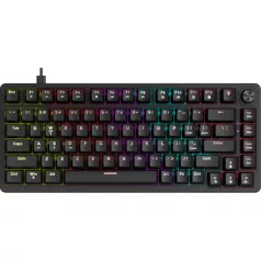   MARVO Arma 82 vezetékes gaming billentyűzet - Fekete - US /TNT Peach linear/