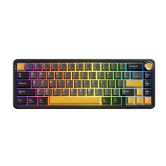   MARVO TITAN 65 vezeték nélküli gaming billentyűzet - Fekete - US /Banana Crystal Linear/