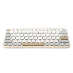   ASUS Marshmallow KW100 vezeték nélküli billentyűzet - HU layout - Oat Milk
