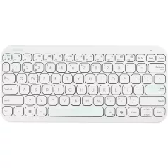   ASUS Marshmallow KW100 vezeték nélküli billentyűzet - HU layout - Iridescent White